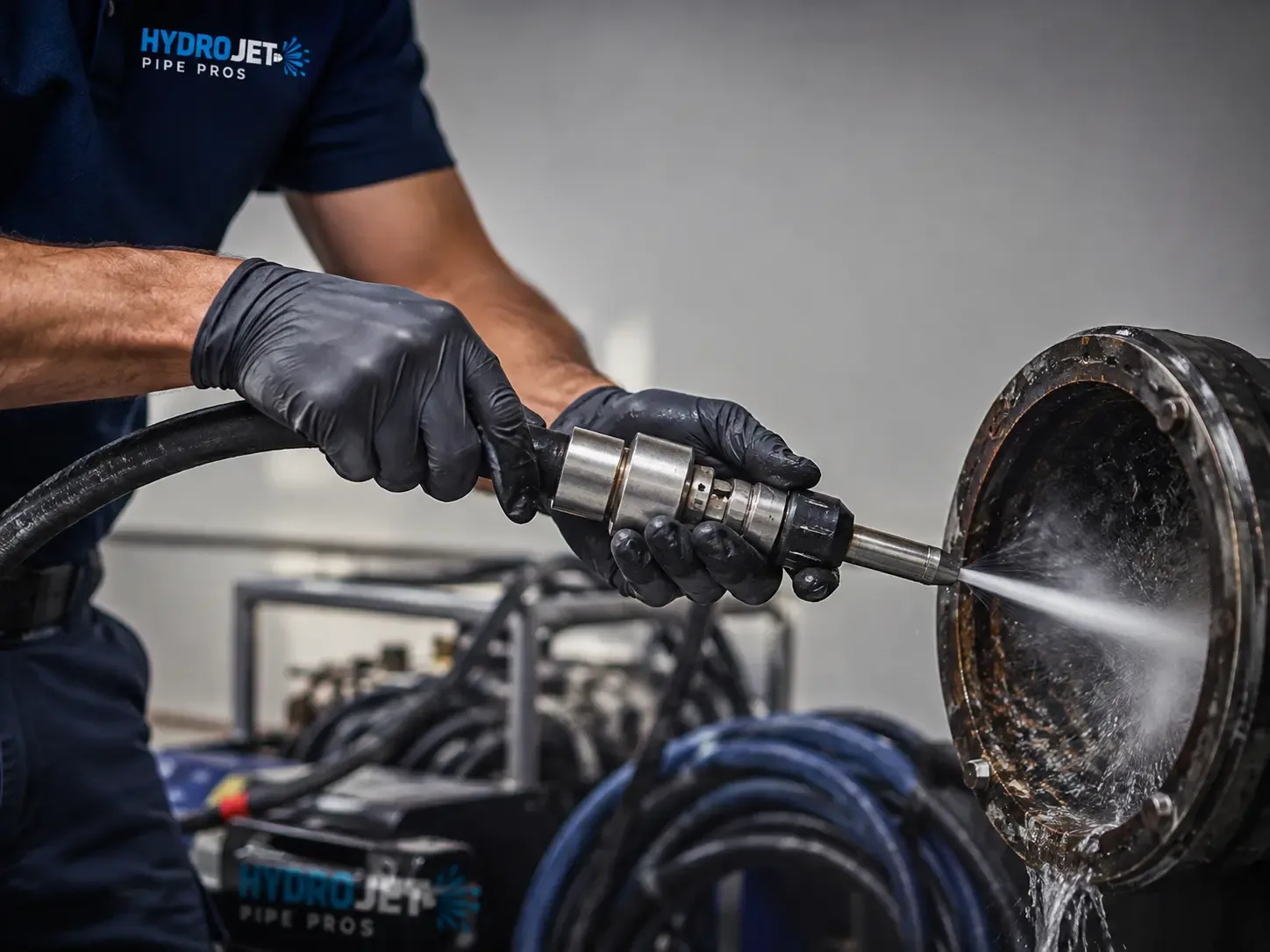 Hydro Jet Pipe Descaling in Usk, WA